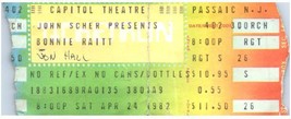 Bonnie Raitt Ticket Stub April 24 1982 Passaic New Jersey Capitol Theatre - £19.45 GBP