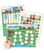 Train Potty Training Chart | Sticker Charts | Early Education - $413.22 MXN