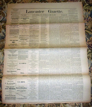 Lancaster, New Hampshire Gazette Newspaper - December 6, 1887 - £15.54 GBP