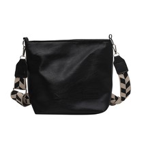 Women Fashion PU Leather Shoulder Bucket Bag Solid Color Messenger Bag Plaid Pat - £23.27 GBP