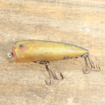 Vintage Heddon Chugger Spook Gold Fish Black Scale Red Mouth Rare Color ... - $35.64