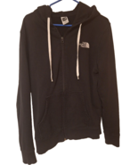 The North Face Sweatshirt Mens Sz M Black Full Zip  Hoodie Half Dome Dou... - £18.43 GBP