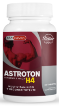 Astroton Ginseng &amp; Maca H4, multivitamin and restorative-60 Tablets - £31.00 GBP