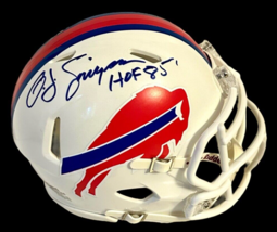 O. J. Simpson &quot;Juice&quot; Autographed Signed Buffalo Bills Mini Helmet W Coa - £127.22 GBP