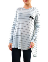 WILDFOX Womens Sweatshirt Lisa Little Happy Blue Size S - $60.73