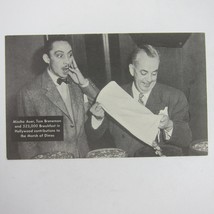 Postcard Tom Breneman Breakfast in Hollywood Mischa Auer March of Dimes Vintage - £4.68 GBP