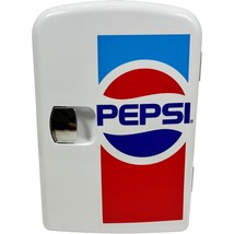 2024 Retro Style Pepsi Portable 6 Can Mini Refrigerator Fridge Cooler MI... - $25.65