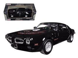 1973 Pontiac Firebird Trans Am Black 1/24 Diecast Model Car by Motormax - $39.28
