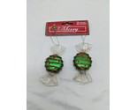 Christmas House Red Green Candy Ornaments 3 1/2&quot; - £19.46 GBP