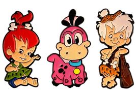 The Flintstones Pebbles Bam Bam Dino Enamel Lapel Pins for Backpacks Hats - $16.73