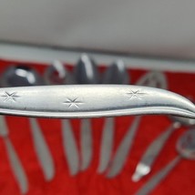 9X Serving N.S. CO. STARETTE Stainless Serving Pieces Japan Starburst - $24.98