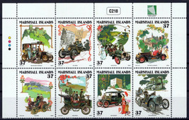 Marshall Islands 828 MNH Automobiles Cars Transportation ZAYIX 0324-M0141 - £3.99 GBP