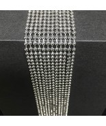 Ball Chains Silver Dog Tag Chains Nickel Plated 2.4mm 24&quot; Jewelry Making... - $461.42 MXN