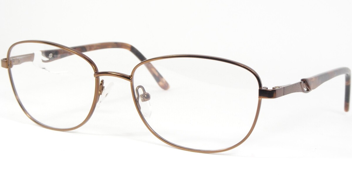 OU 06.335.03 Bronzant / Marron Unique Rare Lunettes Monture 54-17-135mm - $46.40