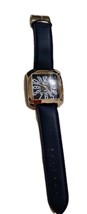 Vintage Women&#39;s Square Geneva Quartz Watch for Men and Women Blue Watch ... - $297.33 MXN