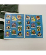 Hallmark Vintage Looney Tunes Stickers 2 Sheets 1994 Blue Bugs Tweety Taz - $236.53 MXN