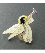 CHRISTMAS HERALD ANGEL XMAS LAPEL PIN BADGE 1 INCH - $5.64