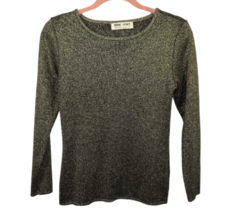 Vintage Marie Xeres Women&#39;s Size M, Black/Gold Long Sleeve Sweater - $50.00