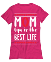 Mom life is the best life, heliconia Women&#39;s Tee. Model 60045  - £21.57 GBP