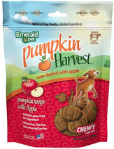 Emerald Pet Pumpkin Harvest Baked Dog Treats: Apple-Infused Vegan Goodness - £8.50 GBP+