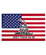 Don&#39;t Tread On Me United States Novelty Flag Banner NEW! 3 ft x 5 ft - £9.47 GBP