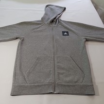 ADIDAS FL3997 Men's Gray Full Zip Hoodie Sweatshirt Jacket Size Medium image 12