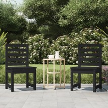 Outdoor Indoor Garden Patio Wooden Pine Wood Set Of 2 Chairs Seat Chair ... - £72.15 GBP+
