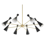 Mid-Century Modern chandelier light Sputnik Stilnovo 8-Arm Ceiling Light... - $1,208.49 CAD