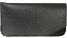 NEW Soft Eyeglasses Glasses Black Case Pouch With Cleaning Cloth Size: 1... - $5.64