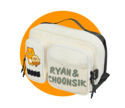 Kakao Friends Ryan &amp; Choonsik Pouch Golf Sports Bag Accessory NWT - $87.02