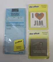 Set of 3 The Office Show Note Pads I Love Jim, Dwight Schrute &amp; Dunder Mifflin - £7.98 GBP