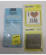 Set of 3 The Office Show Note Pads I Love Jim, Dwight Schrute &amp; Dunder M... - £7.90 GBP