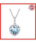 Elegant Sterling Silver Birthstone Necklace - Gift Box Included for Any ... - $66.10 CAD