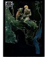 2022 Topps Chrome Star Wars Galaxy Trading Card #39 Yoda and Luke Skywalker - $3.86