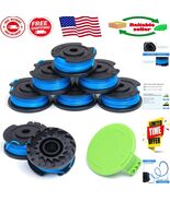High-Quality Nylon String for Greenworks Trimmers - 8 Spools + 1 Cap Inc... - $590.63 MXN