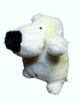 Commonwealth White Polar Bear Plush Vintage 1987 Small 6&quot;in. Stuffed Animal RARE - £77.40 GBP