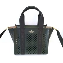 Kate Spade KL055 Kip Perforated Leather Small Tote Bag Handbag Black - $2,403.41 MXN