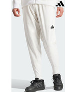 Adidas ZNE Woven Pants Men&#39;s Sportswear Casual Pants White Asian Fit NWT... - £69.62 GBP