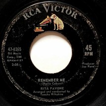 Rita Pavone - Remember Me / Just Once More [7&quot; 45 rpm Single] 1964 RCA 47-8365 - £1.78 GBP