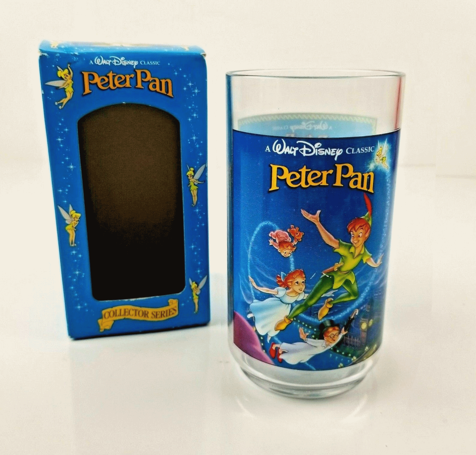 1994 Burger King Coca Cola Disney Classic Collector Series Glass Peter Pan NEW - $10.99