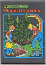 Steven Rhodes Warped Humor Let&#39;s Plant a Magical Garden Refrigerator Mag... - £3.12 GBP