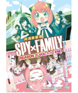 Spy x Family Season 2 Vol.1-12 END Anime DVD [English Dub] [Free Gift] - £20.43 GBP