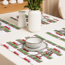 Placemat Set merry Christmas - £32.84 GBP