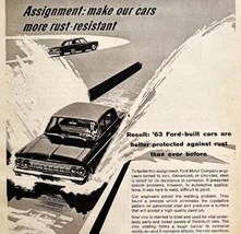 Ford Motor Company Rust Resistance Advertisement 1963 Automobilia Salt D... - $24.99