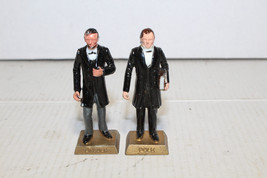 Marx Presidents 2.5&quot; Figures 16th Abraham Lincoln 11th James Polk - $8.50