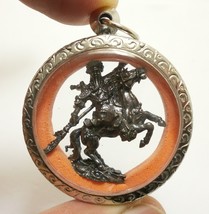 Guan Yu Ride Red Hare Horse Magic Guan Gong Amulet Protection Lucky Rich Pendant - £63.30 GBP