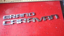 Used Dodge Grand Caravan Back Door Lift Gate Logo Emblem Badge Nameplate - £9.86 GBP