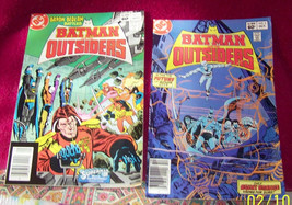lot of {4} 1980's dc comic books {batman and the outsiders} - $15.84