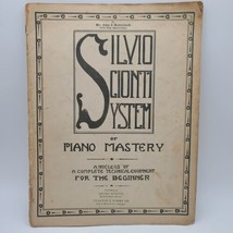 VERY RARE Antique Silvio Conti System for Piano Mastery Sheet Music - £127.48 GBP