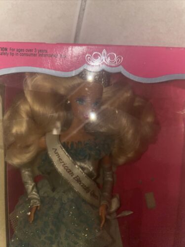 Mattel 1991 American Beauty Queen Barbie Doll #3137 Damage Box Item image 2